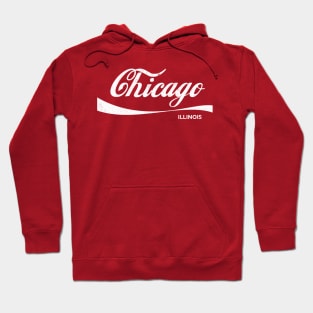 Chicago / Retro Faded Style Design Hoodie